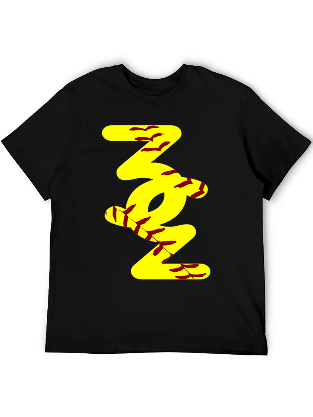 Softball Stitch T-Shirt - Unique Sports Design