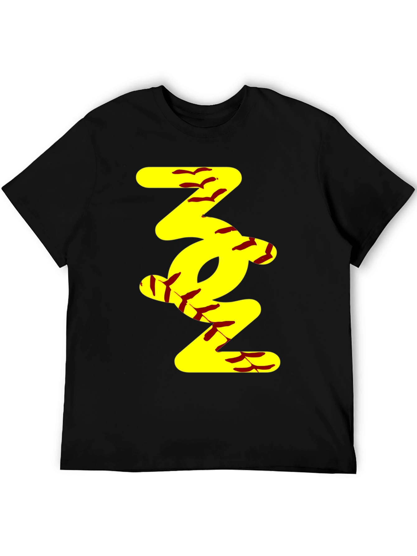 Softball Stitch T-Shirt - Unique Sports Design