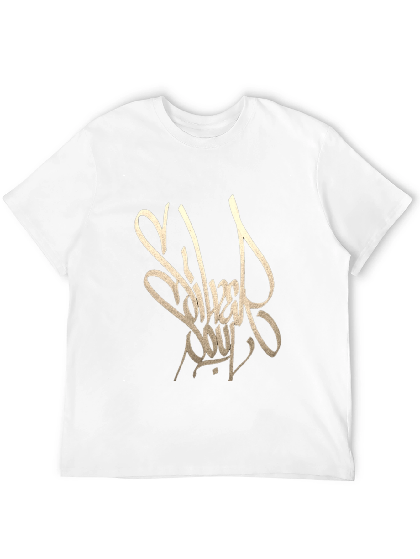 Silver Soul Graphic Tee - Black Casual T-Shirt