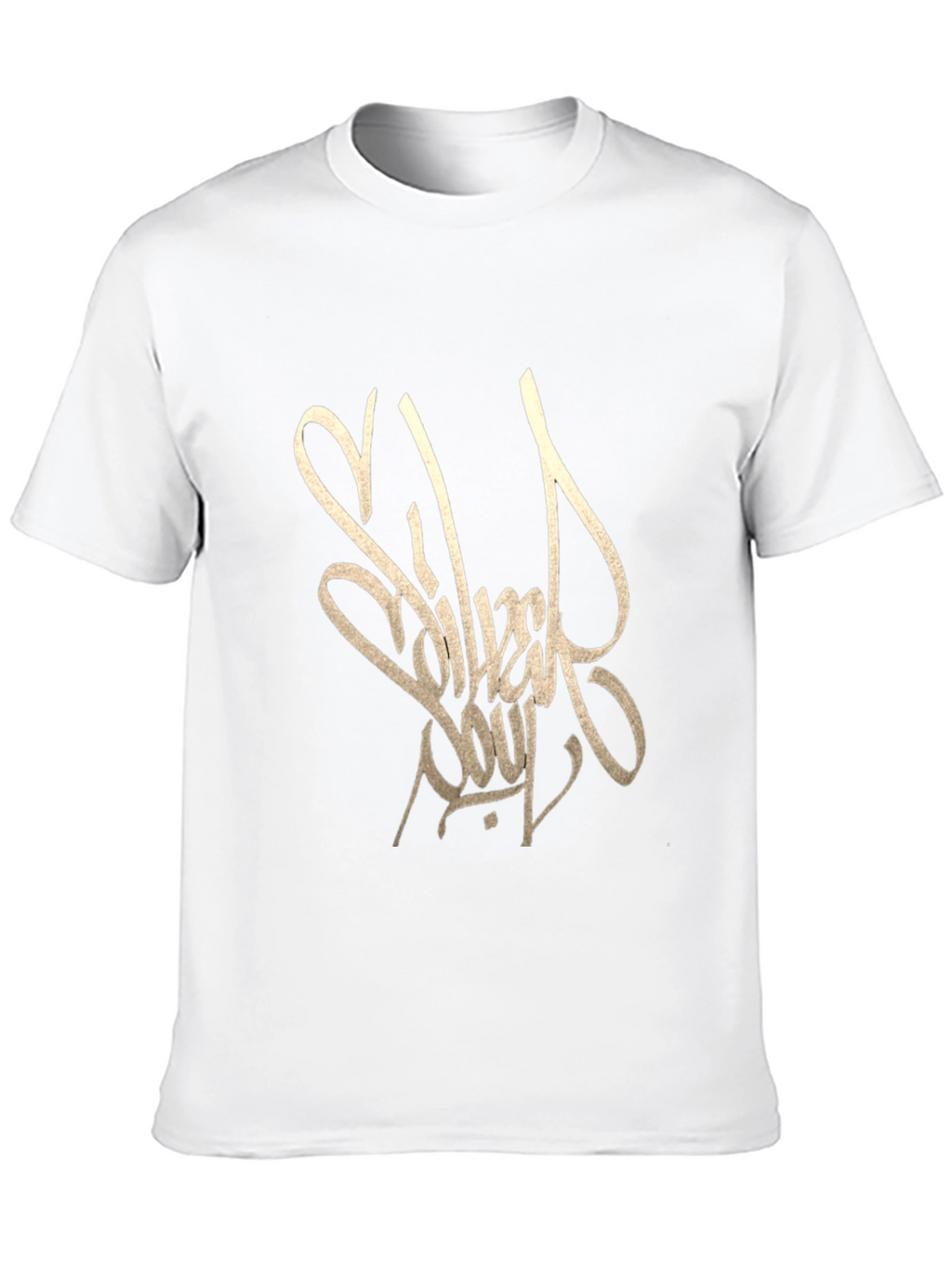 Silver Soul Graphic Tee - Black Casual T-Shirt