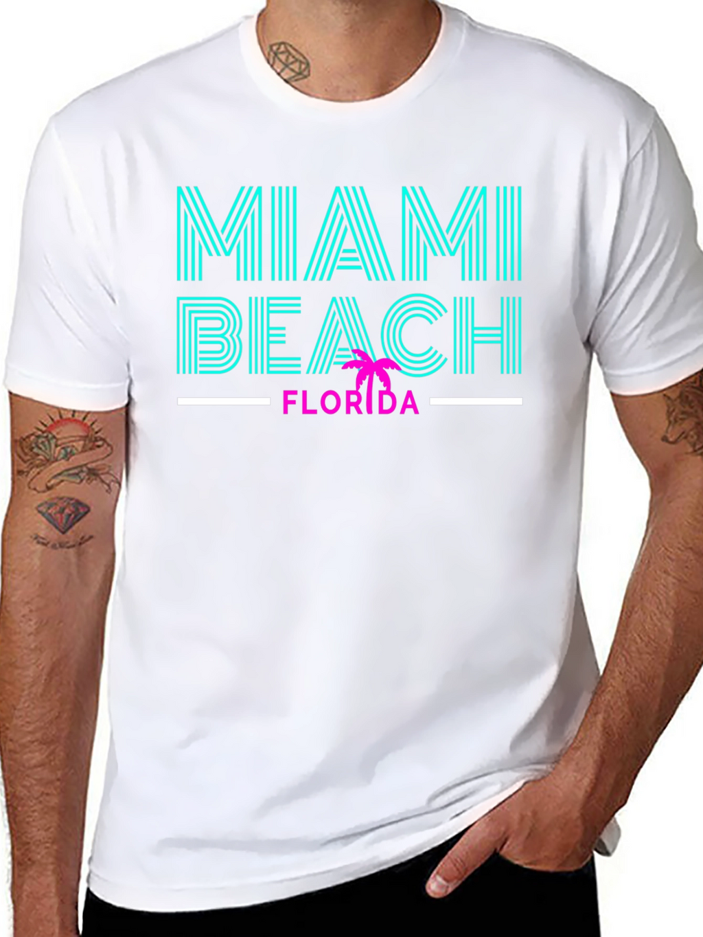Miami Beach Florida Graphic Tee