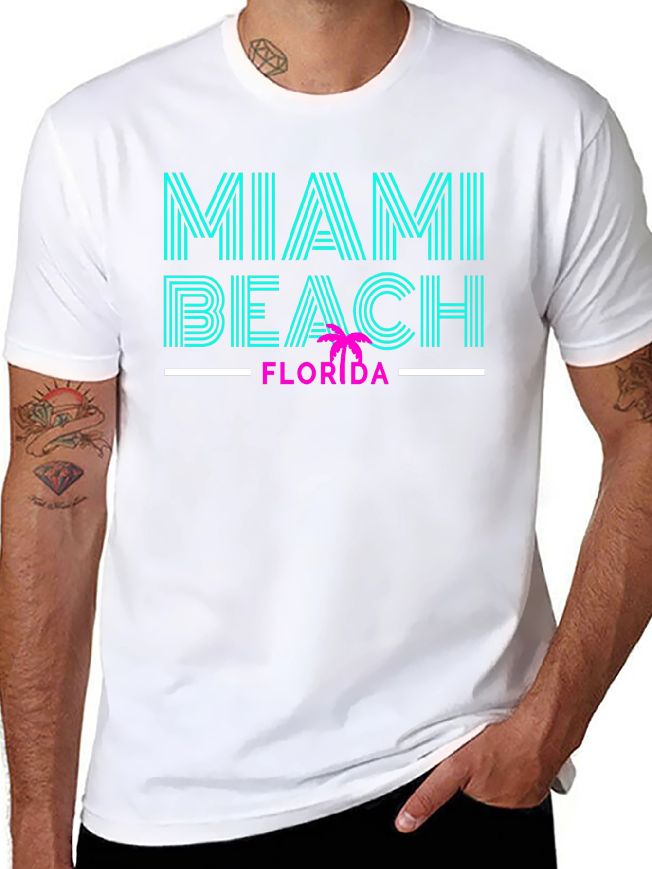 Miami Beach Florida Graphic Tee