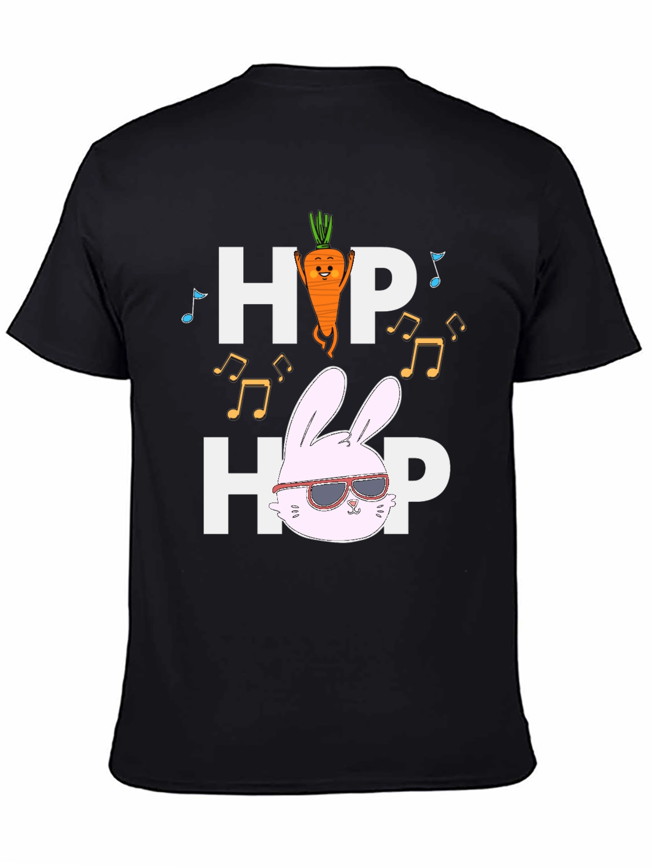 Hip Hop Bunny T-Shirt - Easter Carrot Cool Rabbit Tee