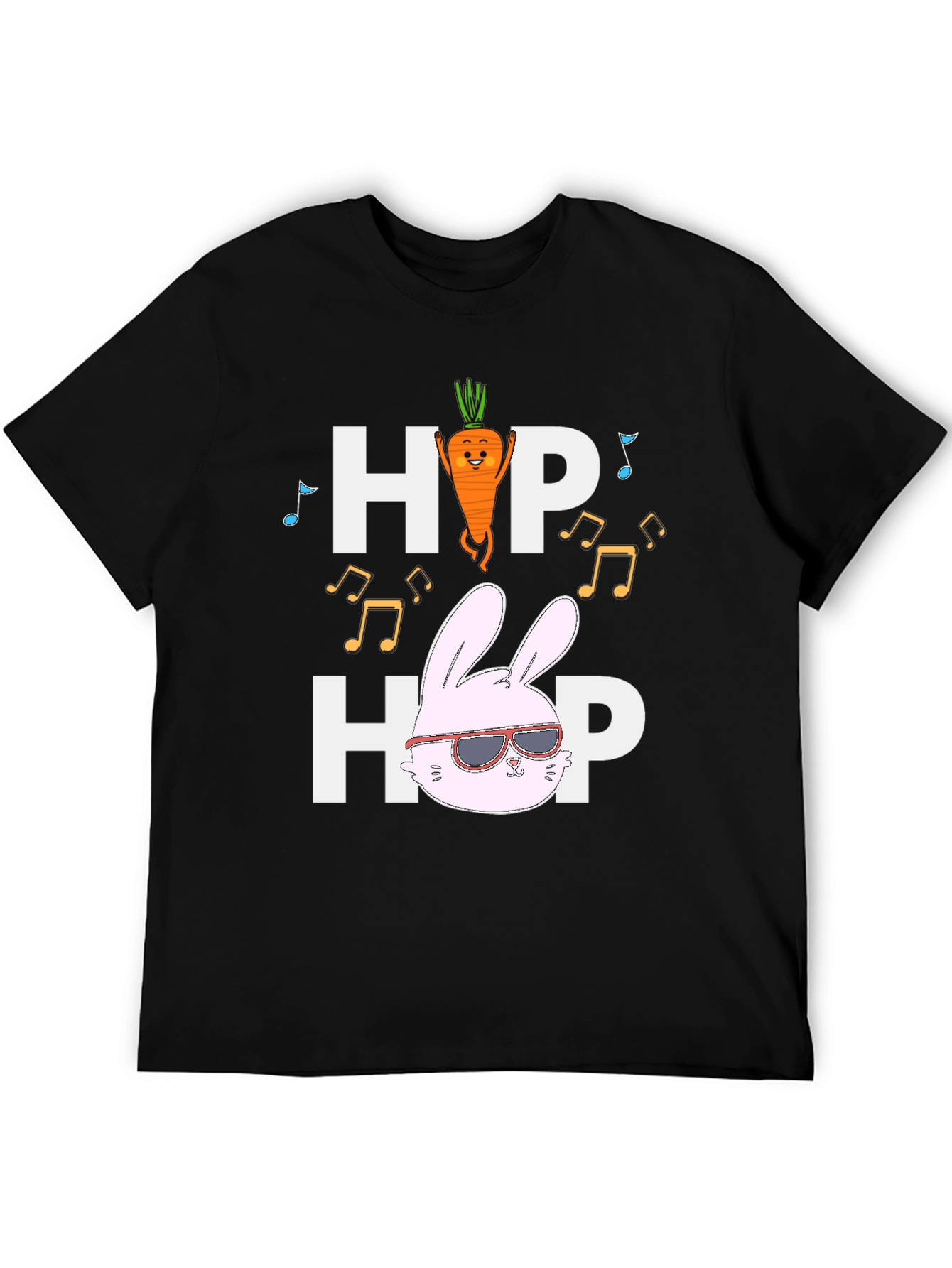 Hip Hop Bunny T-Shirt - Easter Carrot Cool Rabbit Tee