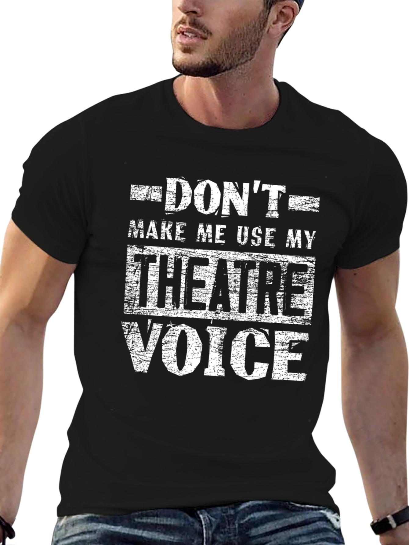 Theatre Voice Graphic Tee - Funny Drama T-Shirt