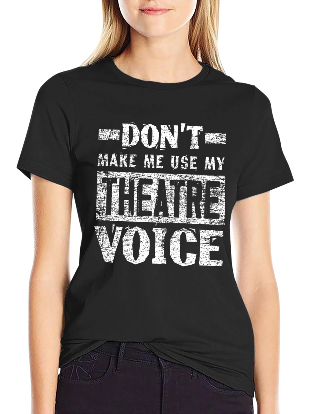 Theatre Voice Graphic Tee - Funny Drama T-Shirt