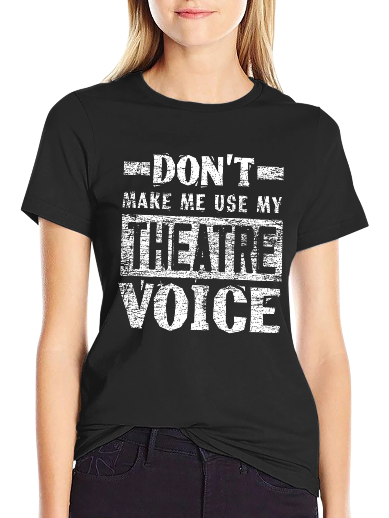 Theatre Voice Graphic Tee - Funny Drama T-Shirt