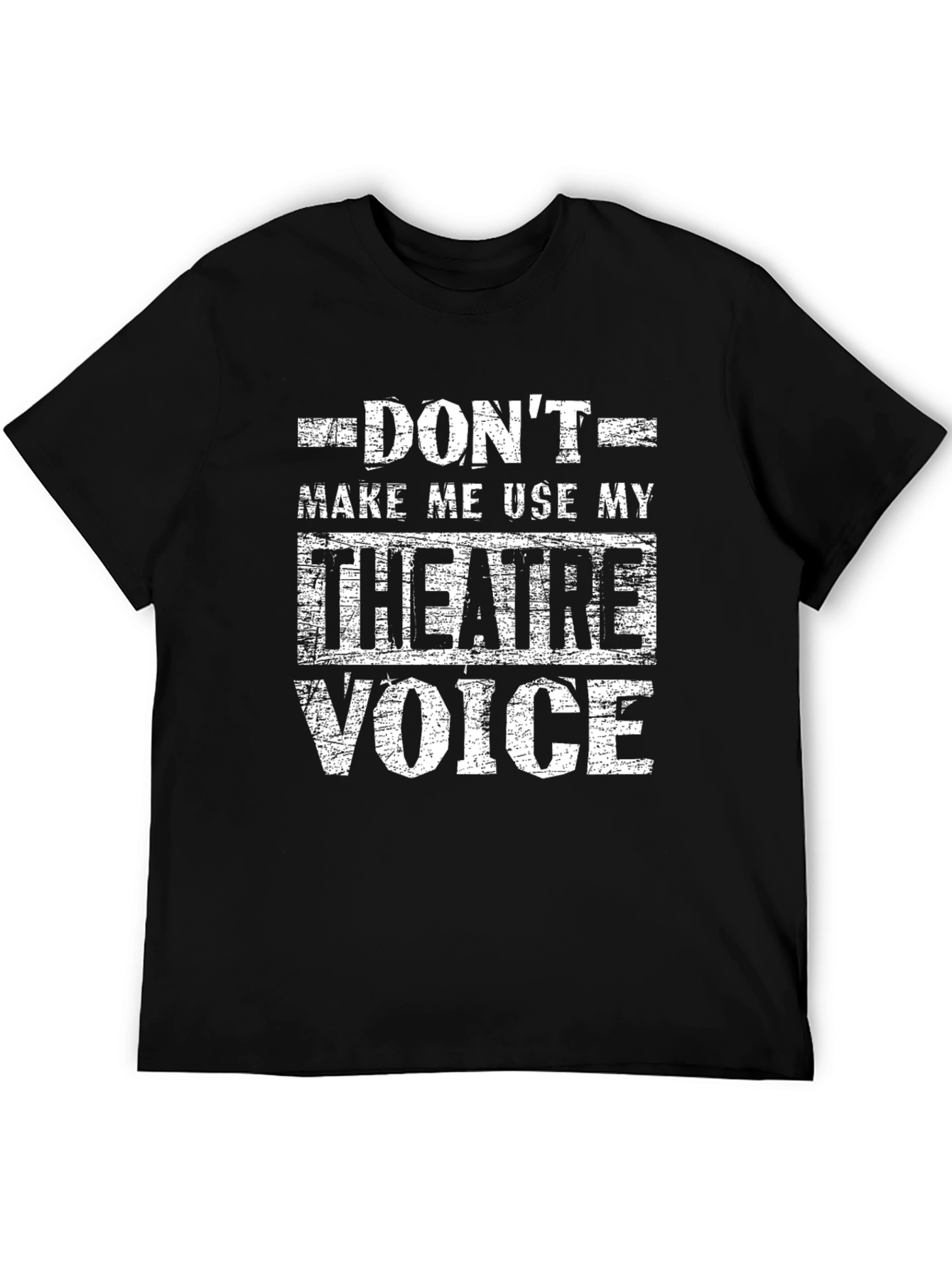 Theatre Voice Graphic Tee - Funny Drama T-Shirt