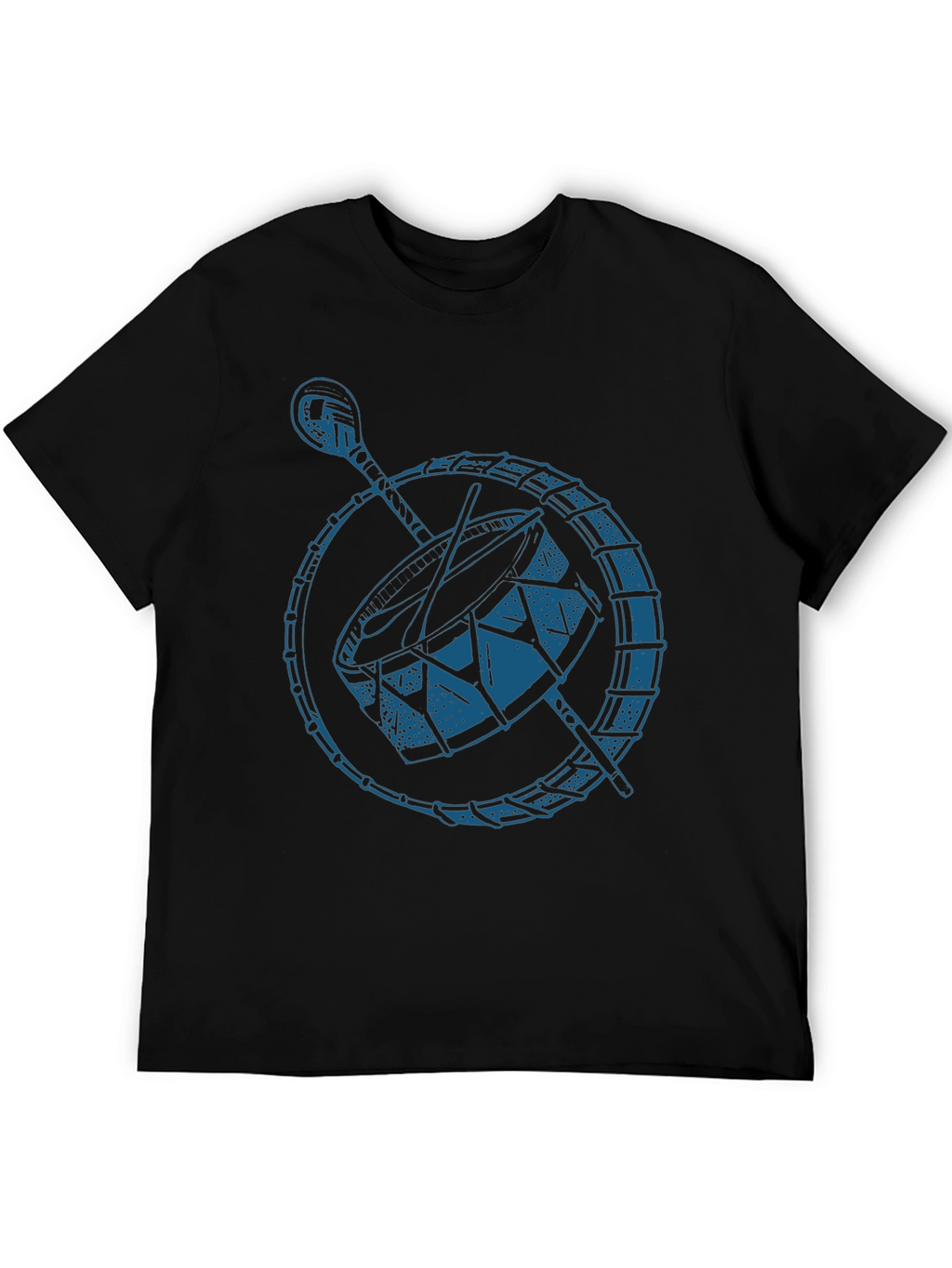Drum Graphic Black T-Shirt