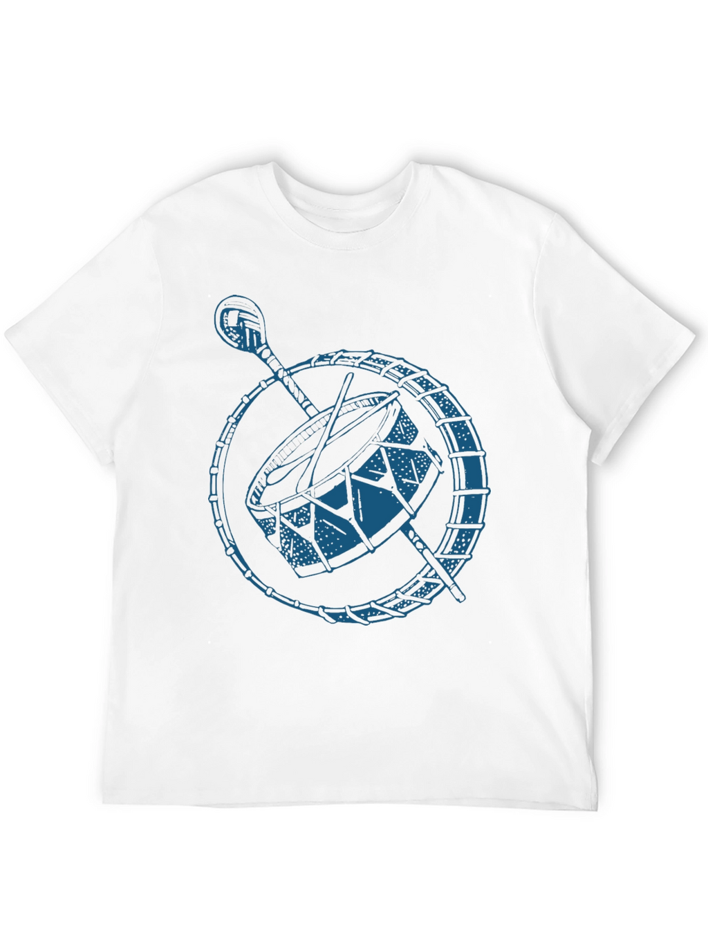 Drum Graphic Black T-Shirt