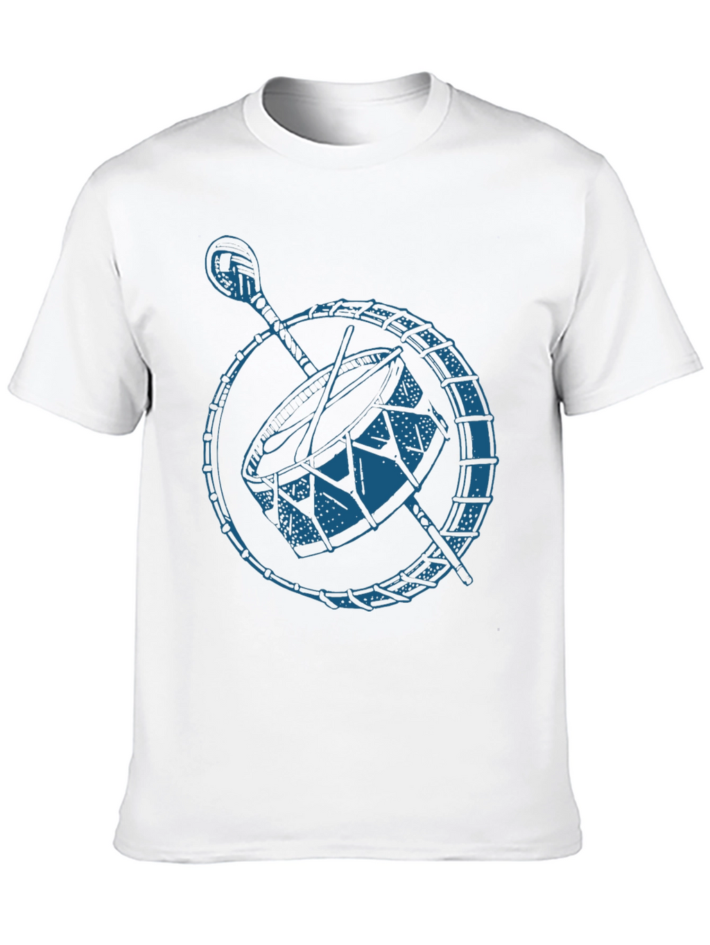 Drum Graphic Black T-Shirt