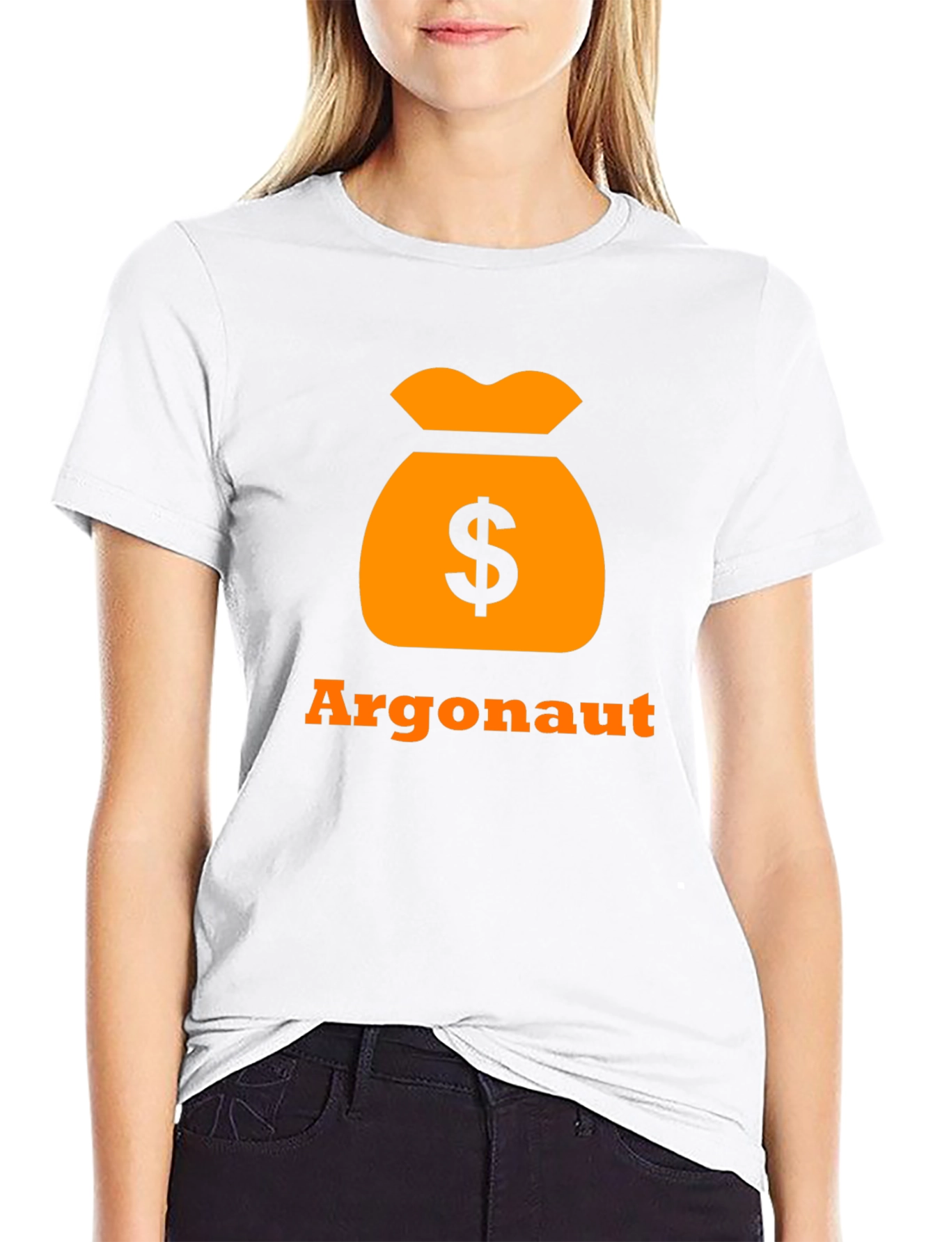 Argonaut Money Bag Black T-Shirt