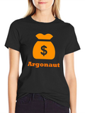 Argonaut Money Bag Black T-Shirt