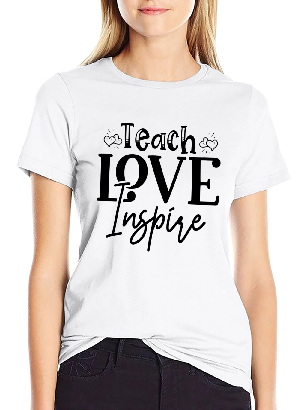 Teach Love Inspire Black T-Shirt