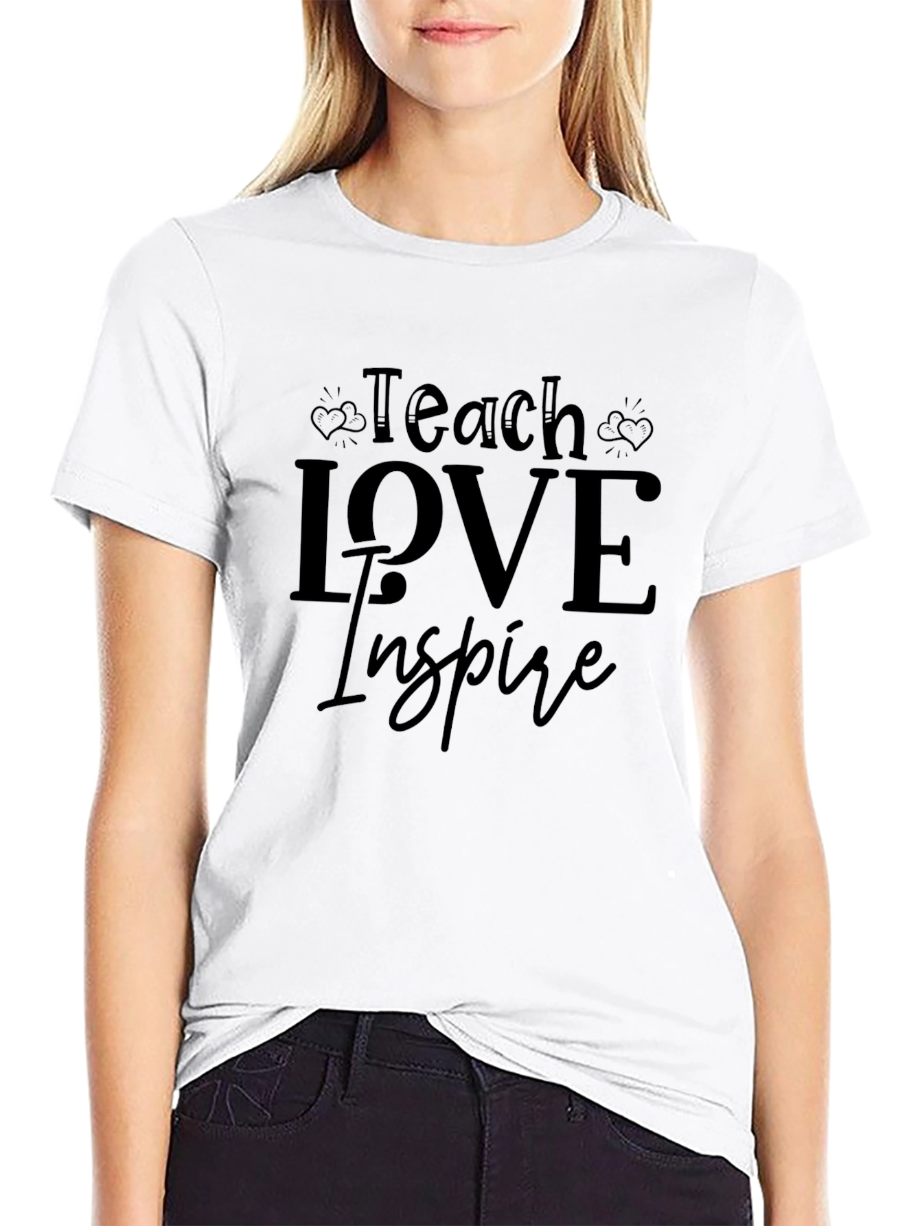 Teach Love Inspire Black T-Shirt