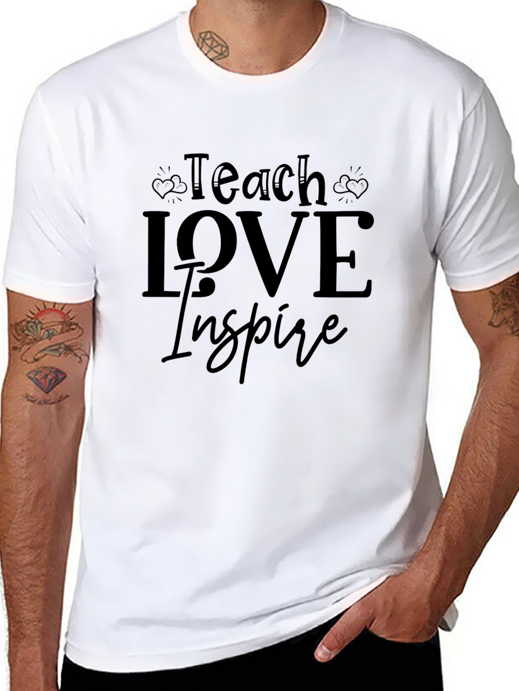 Teach Love Inspire Black T-Shirt