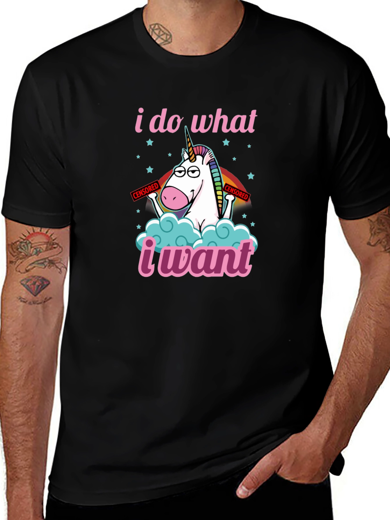 I Do What I Want Unicorn T-Shirt