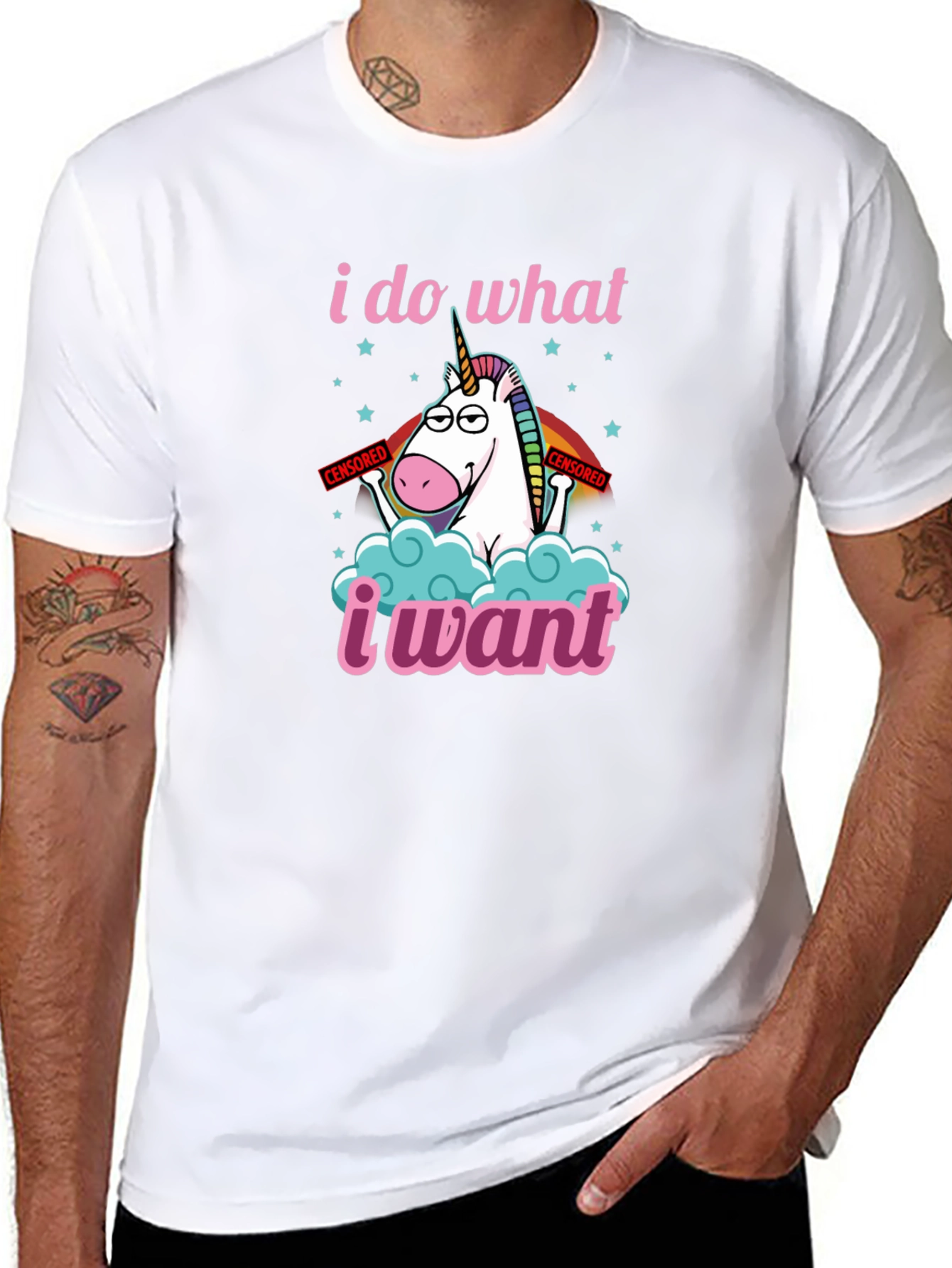 I Do What I Want Unicorn T-Shirt