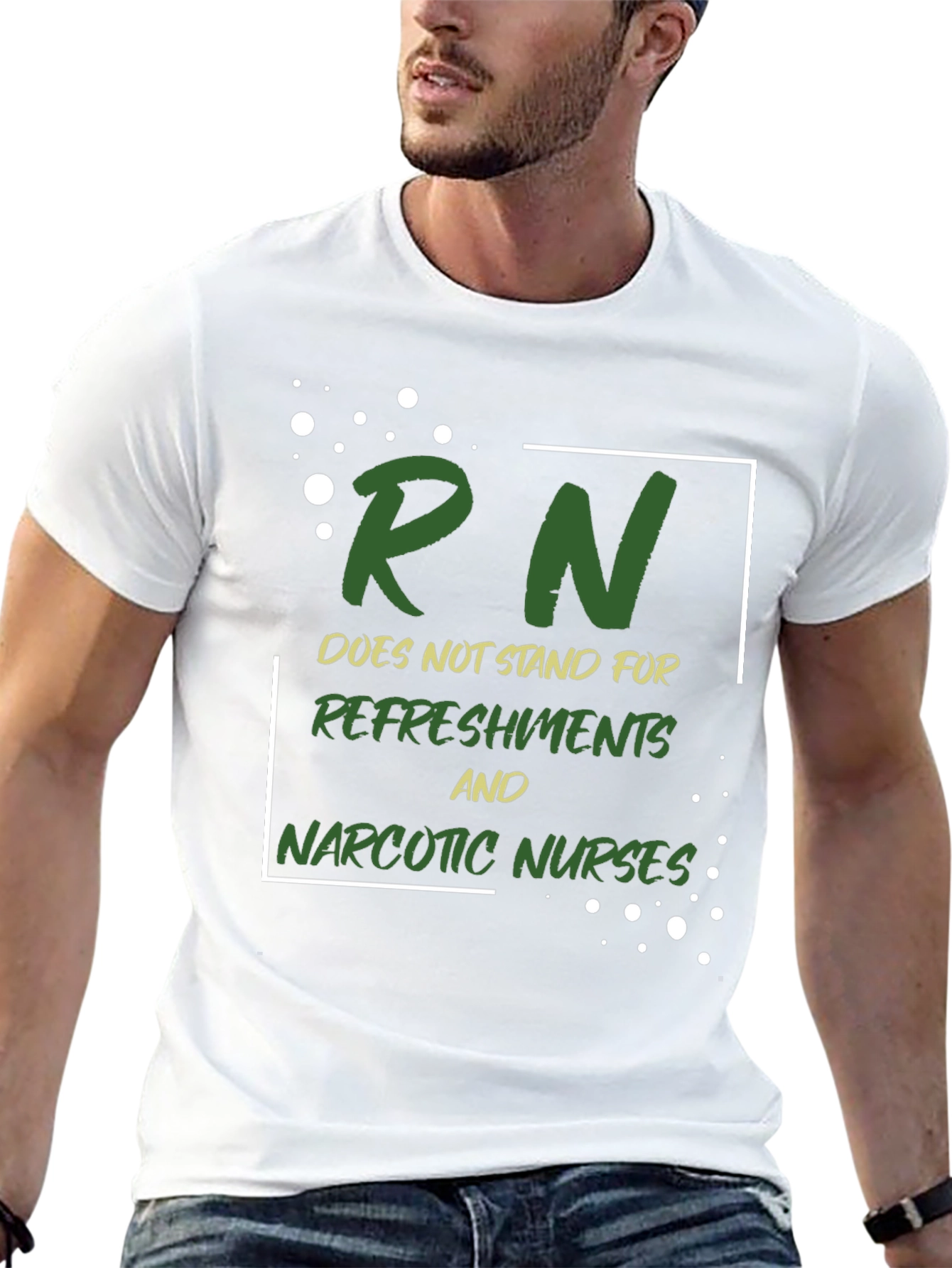RN Nurse Funny Graphic T-Shirt