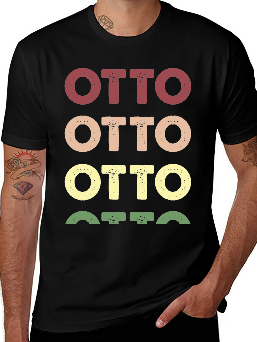 Retro Style Otto Graphic T-Shirt