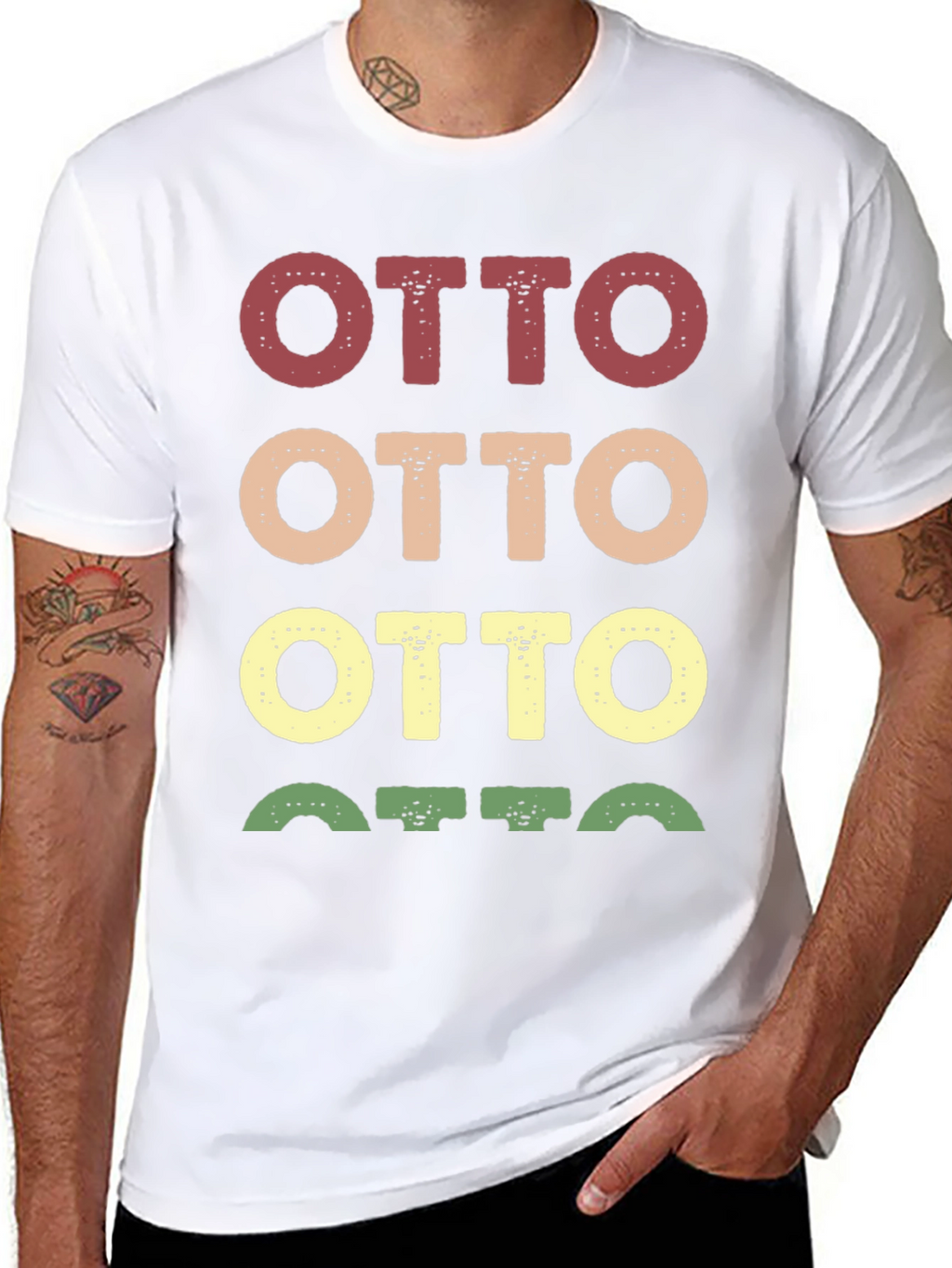 Retro Style Otto Graphic T-Shirt