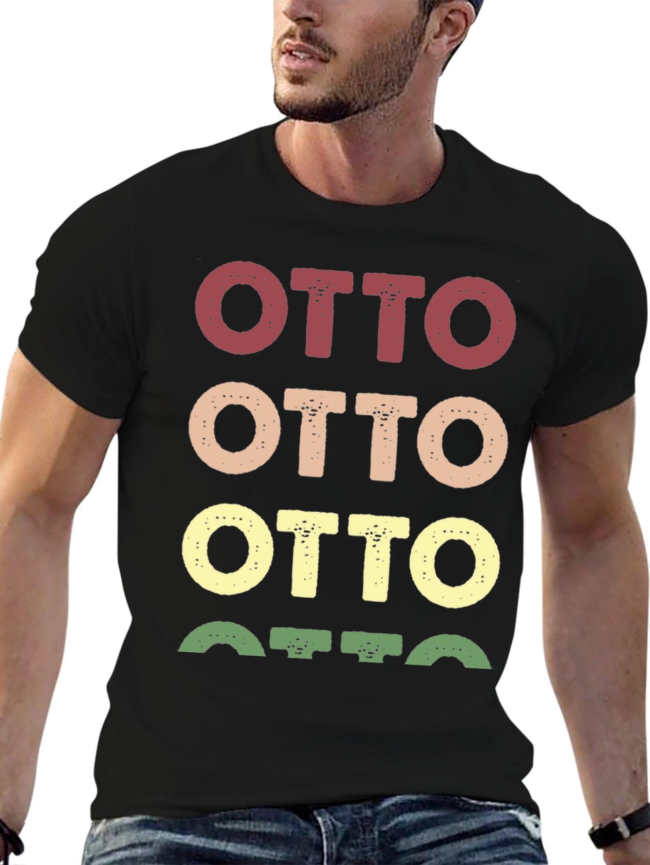 Retro Style Otto Graphic T-Shirt