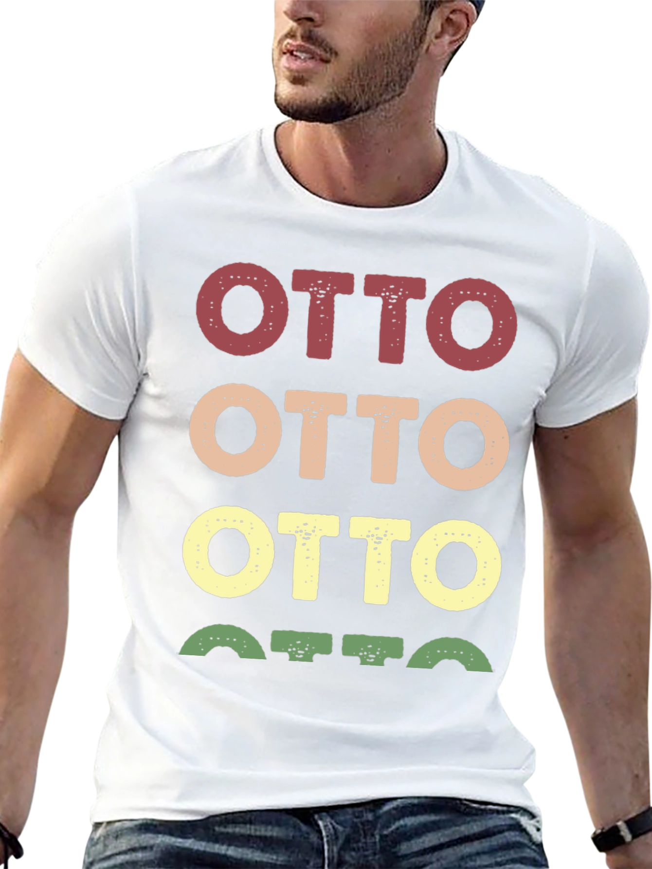 Retro Style Otto Graphic T-Shirt
