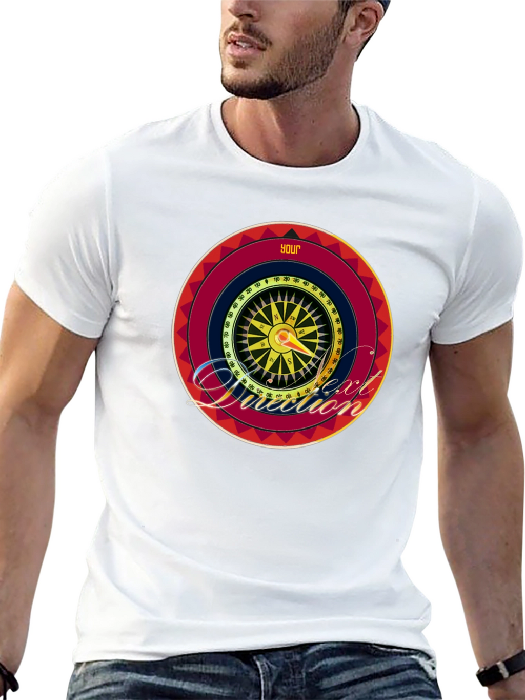 Your Next Direction Compass Graphic T-Shirt
