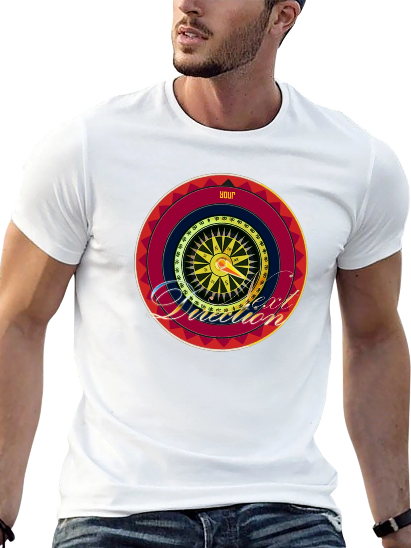 Your Next Direction Compass Graphic T-Shirt