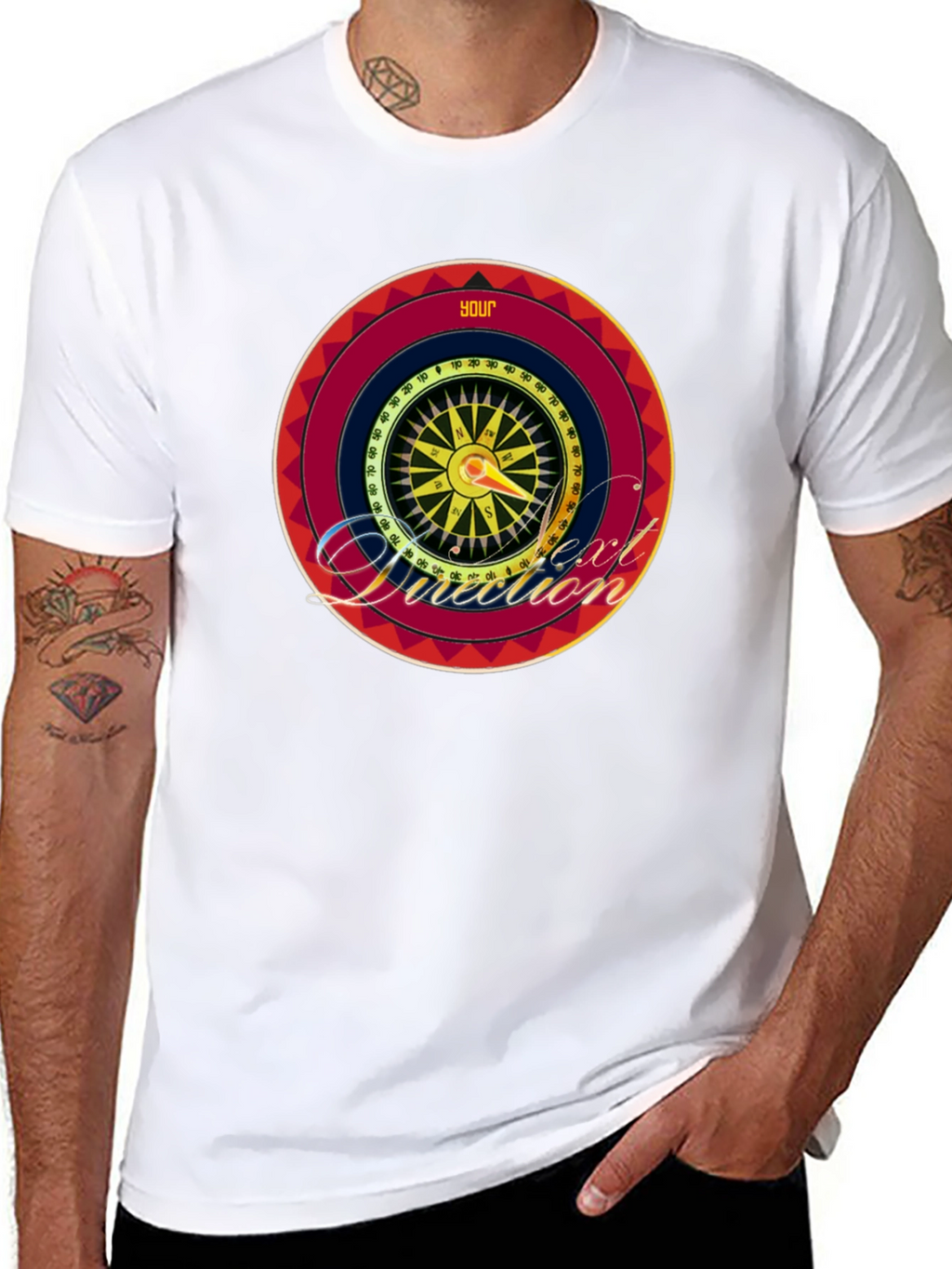Your Next Direction Compass Graphic T-Shirt