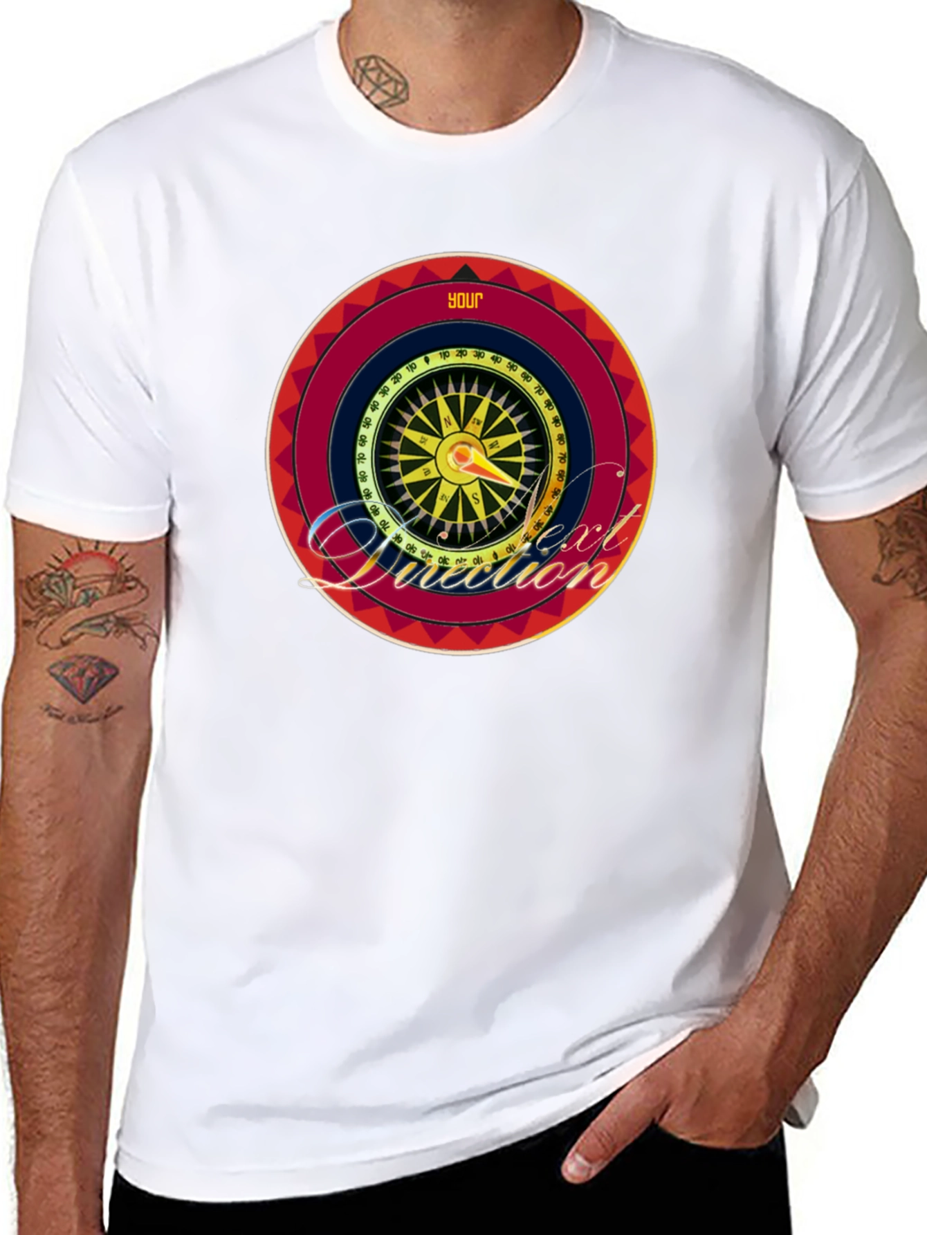 Your Next Direction Compass Graphic T-Shirt