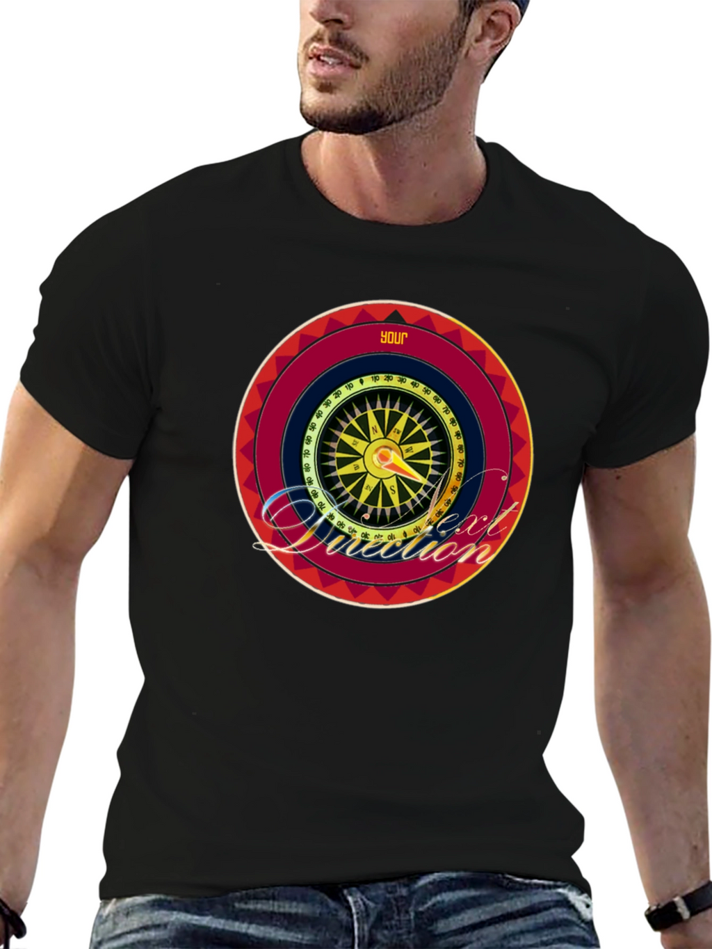 Your Next Direction Compass Graphic T-Shirt