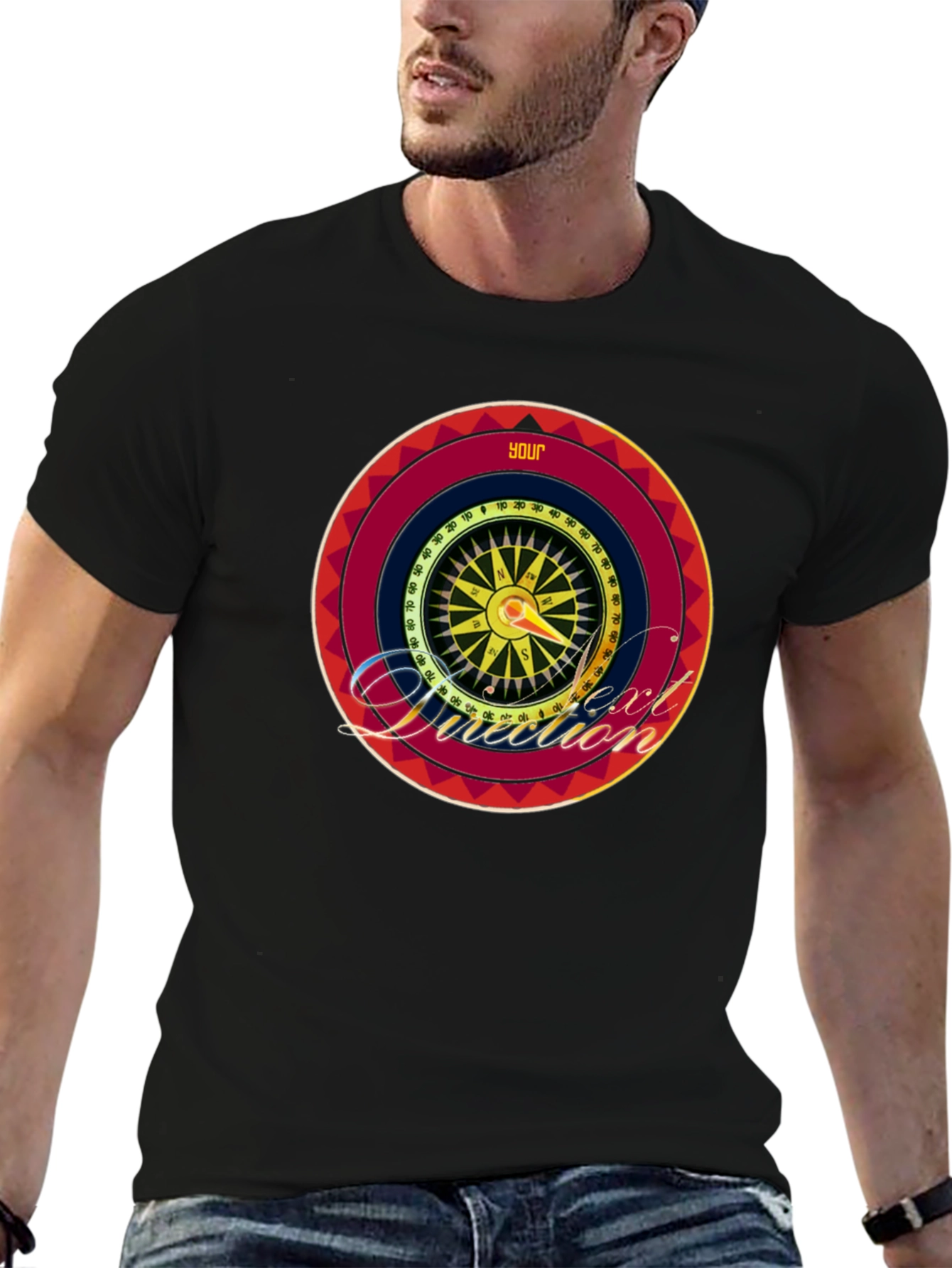 Your Next Direction Compass Graphic T-Shirt