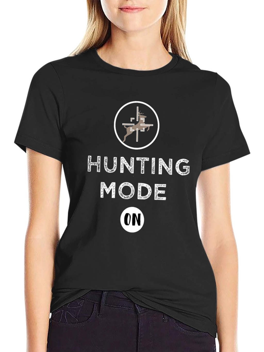 Hunting Mode On Graphic T-Shirt for Men