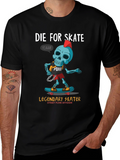 Die For Skate Punk Skater Graphic T-Shirt