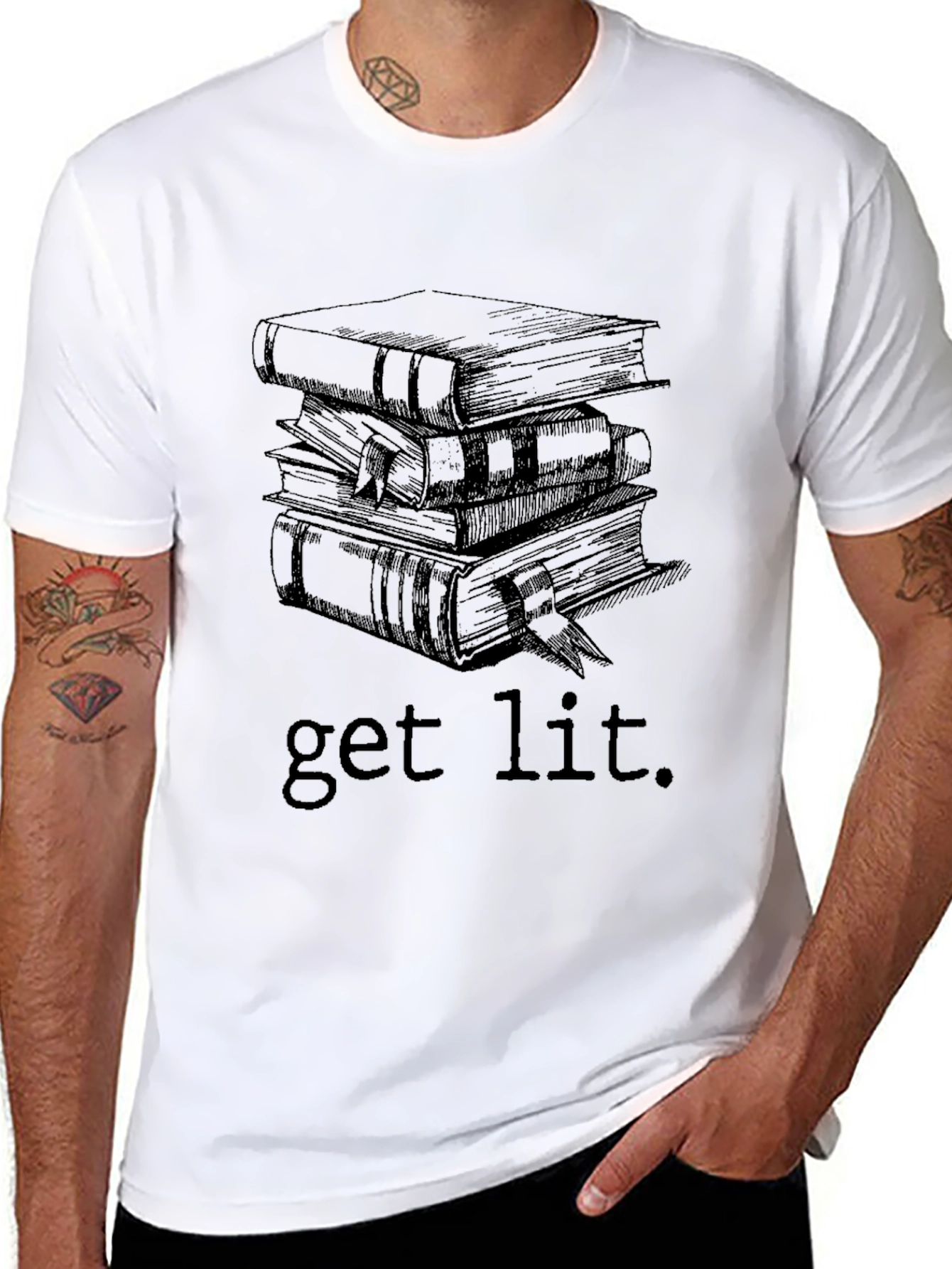 Get Lit Books Graphic Tee