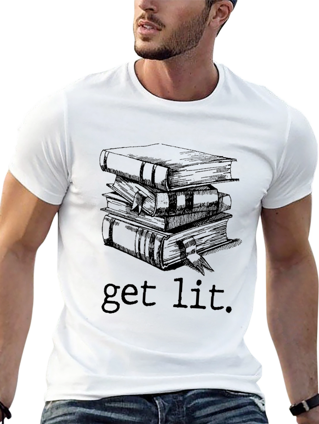Get Lit Books Graphic Tee