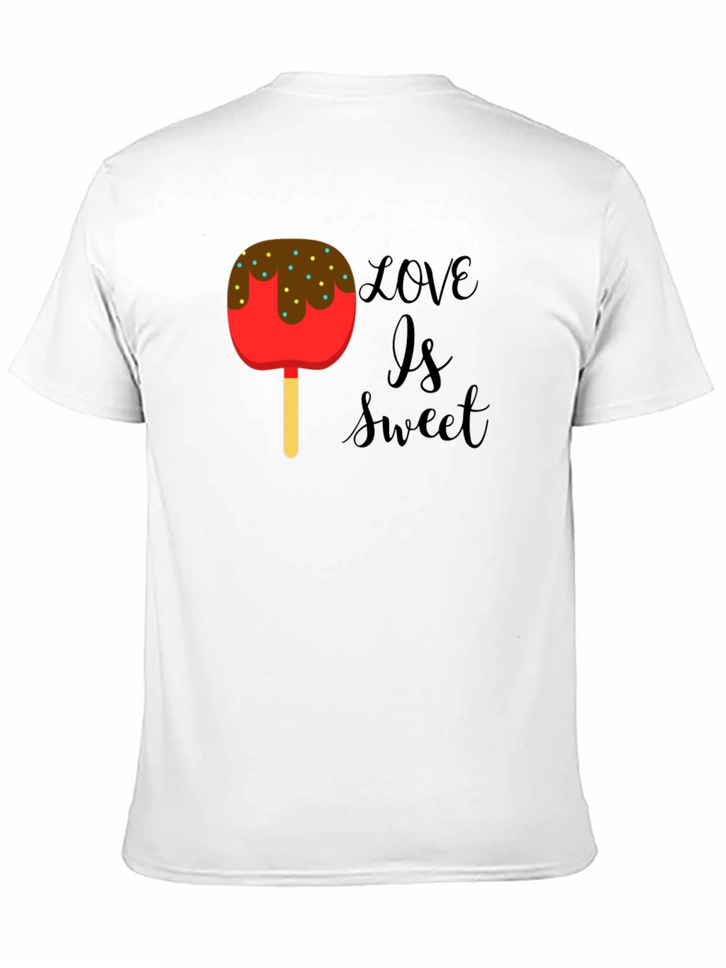 Love Is Sweet T-Shirt - Candy Apple Graphic Tee