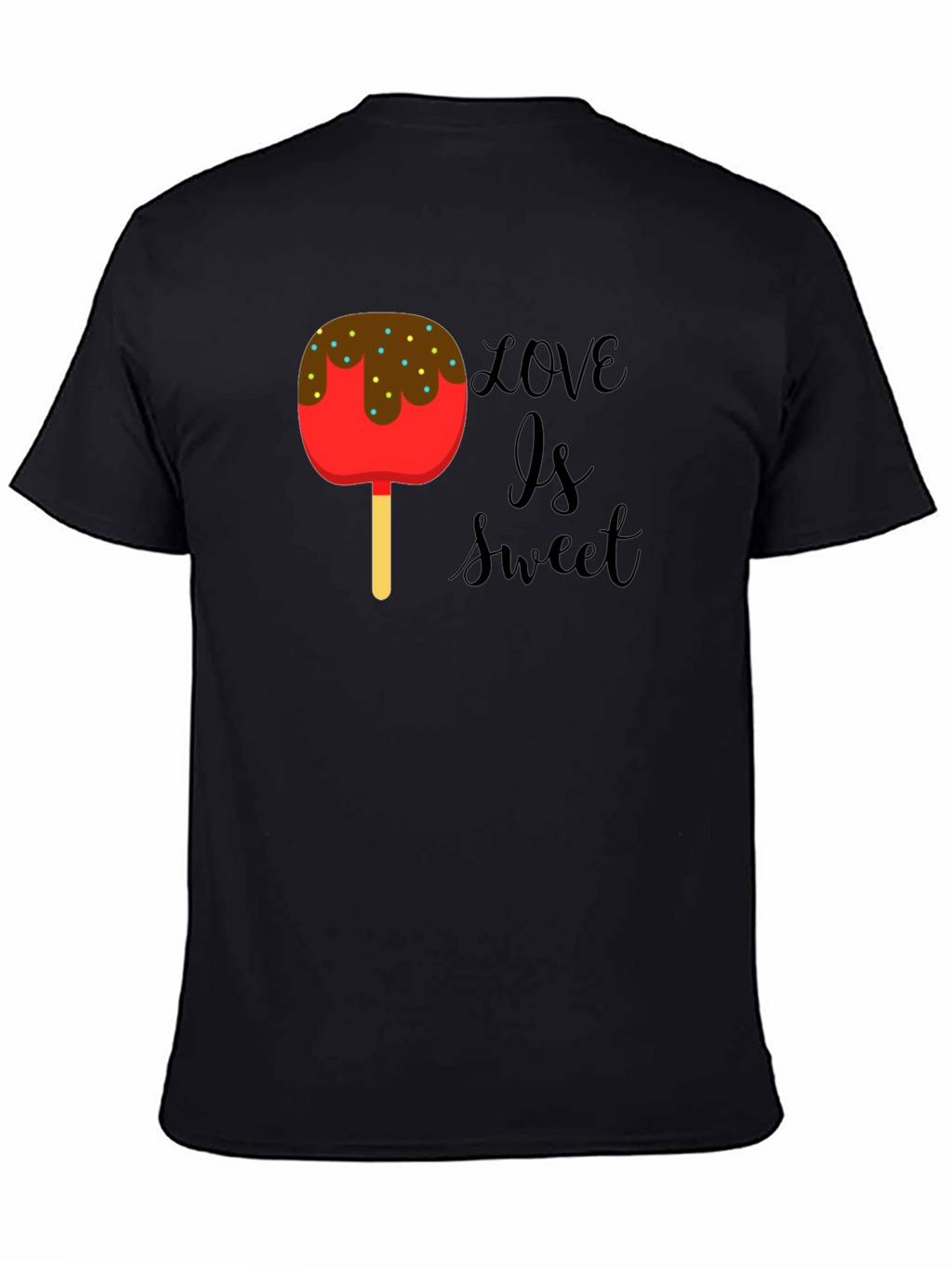 Love Is Sweet T-Shirt - Candy Apple Graphic Tee