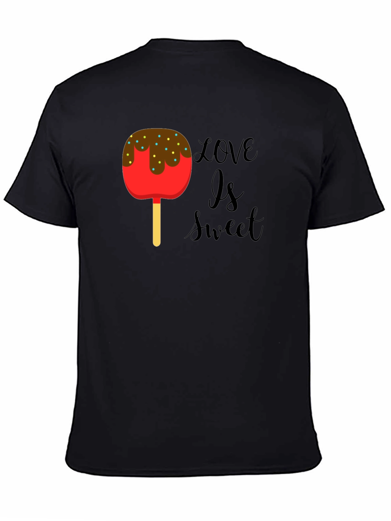 Love Is Sweet T-Shirt - Candy Apple Graphic Tee