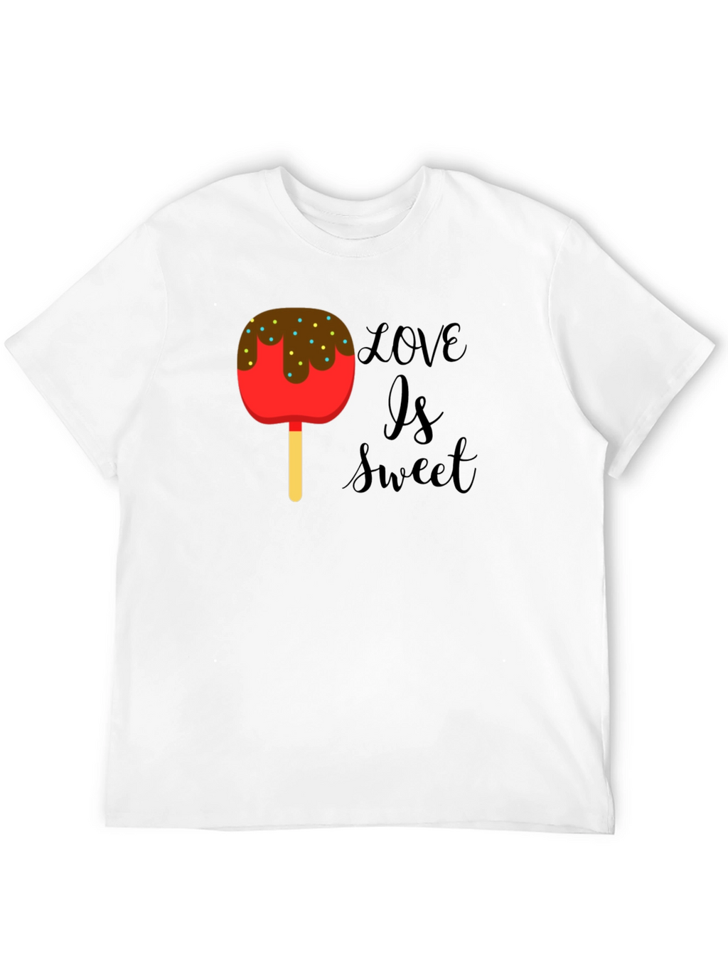 Love Is Sweet T-Shirt - Candy Apple Graphic Tee
