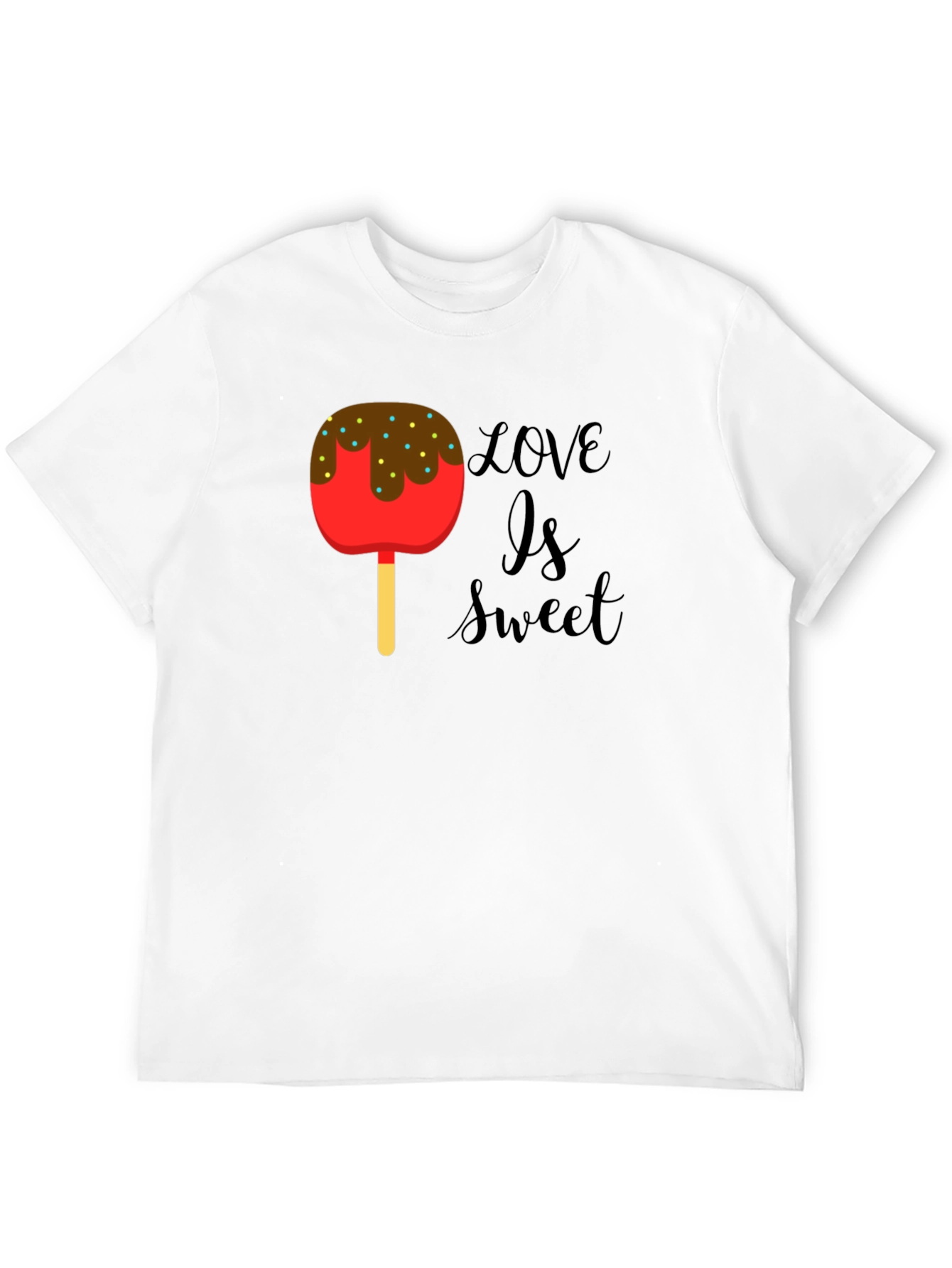 Love Is Sweet T-Shirt - Candy Apple Graphic Tee