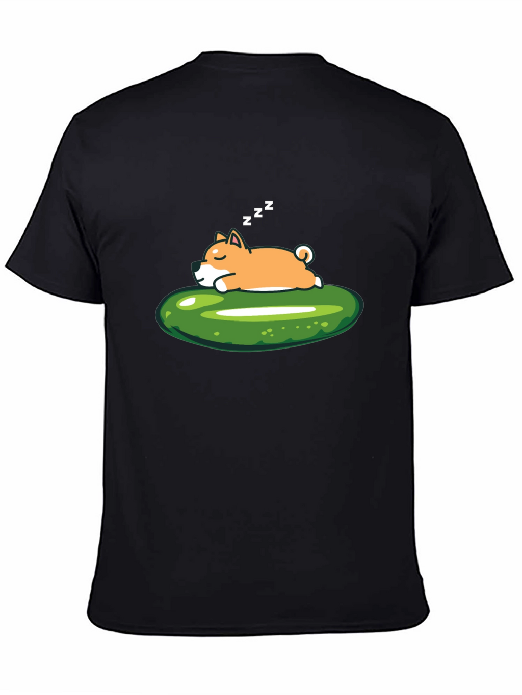 Sleeping Shiba Inu on Pickle T-Shirt