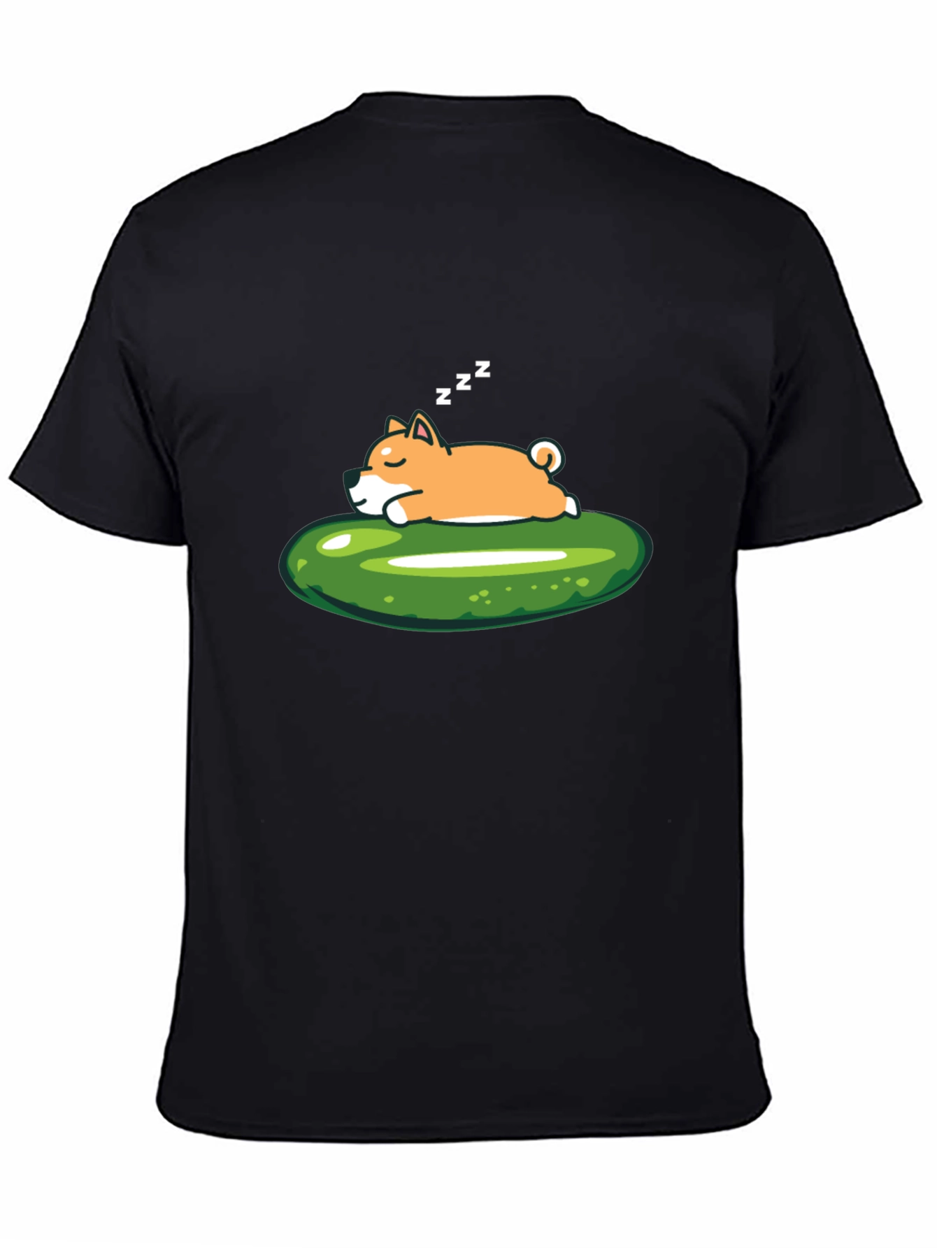 Sleeping Shiba Inu on Pickle T-Shirt