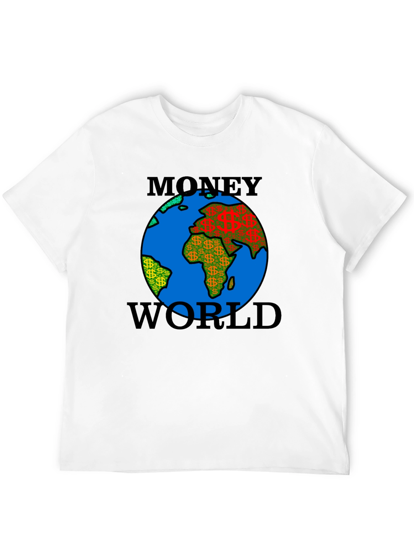 Money World Graphic Tee - Black T-Shirt