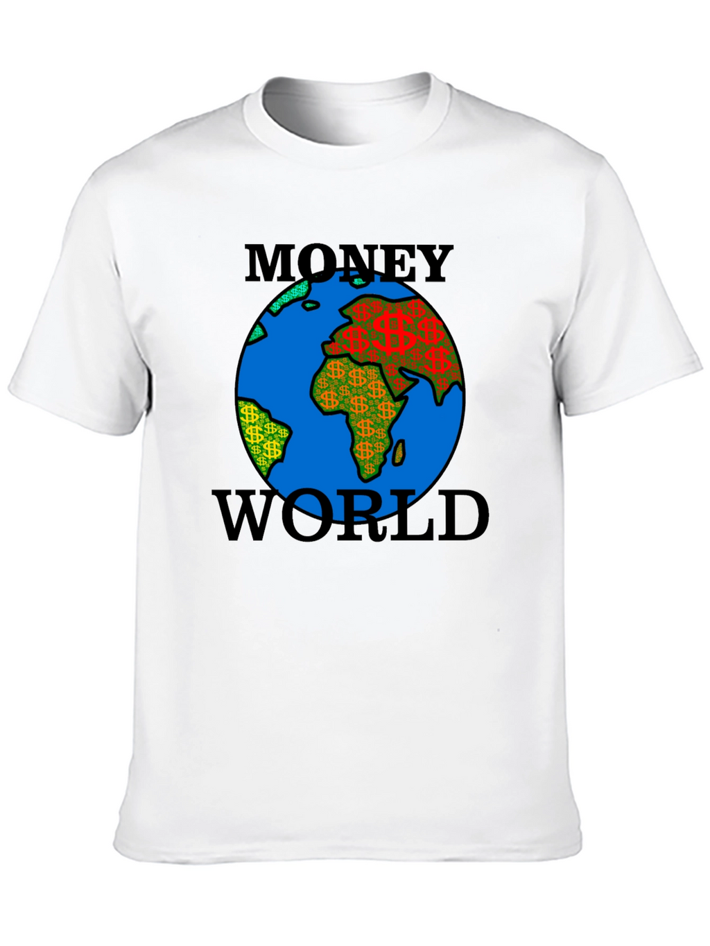 Money World Graphic Tee - Black T-Shirt