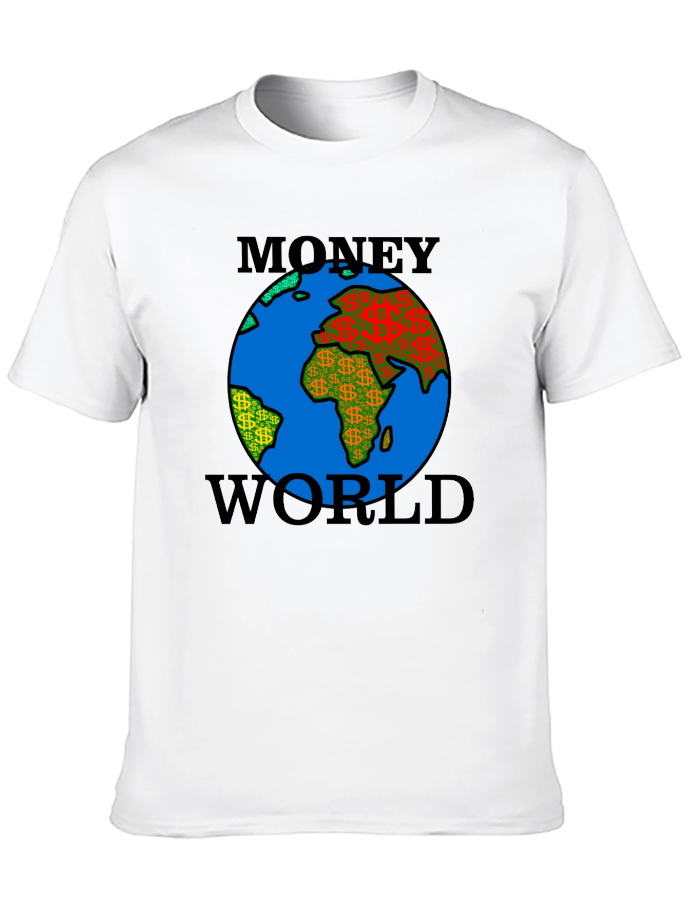 Money World Graphic Tee - Black T-Shirt