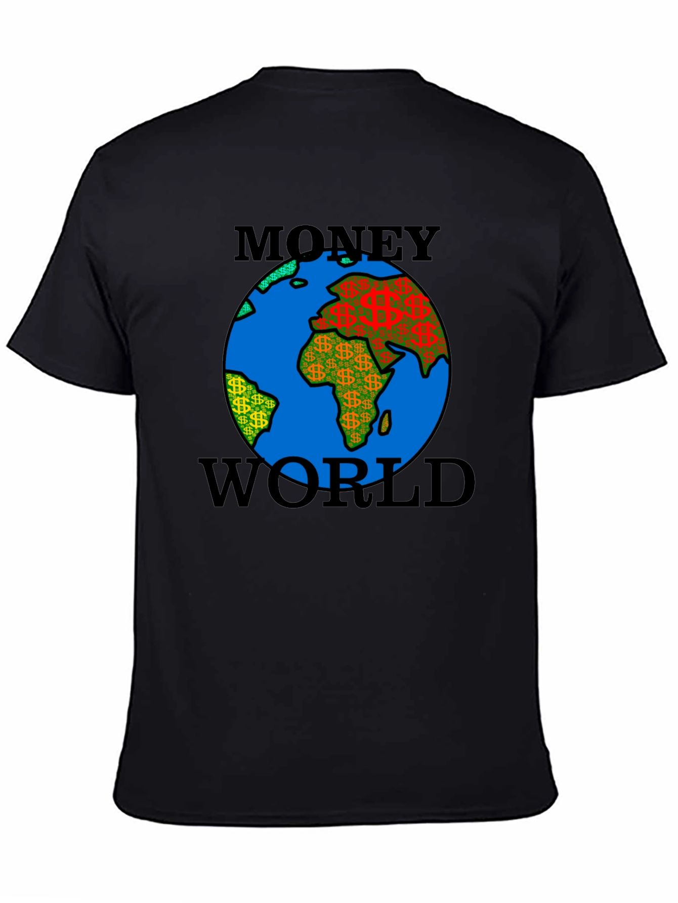 Money World Graphic Tee - Black T-Shirt