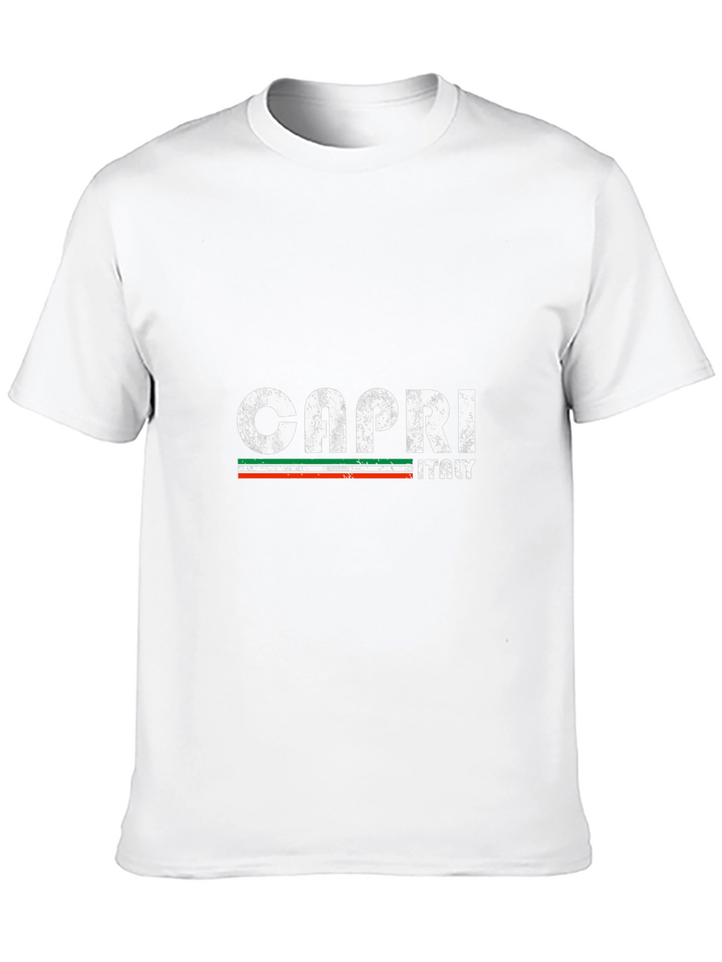 Capri Italy Graphic T-Shirt - Distressed Print