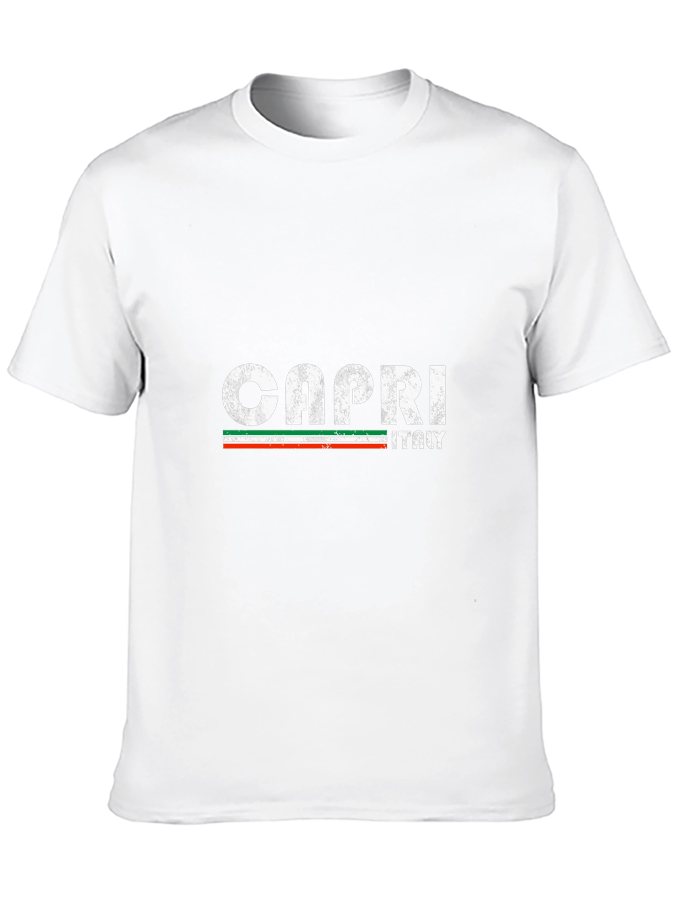Capri Italy Graphic T-Shirt - Distressed Print